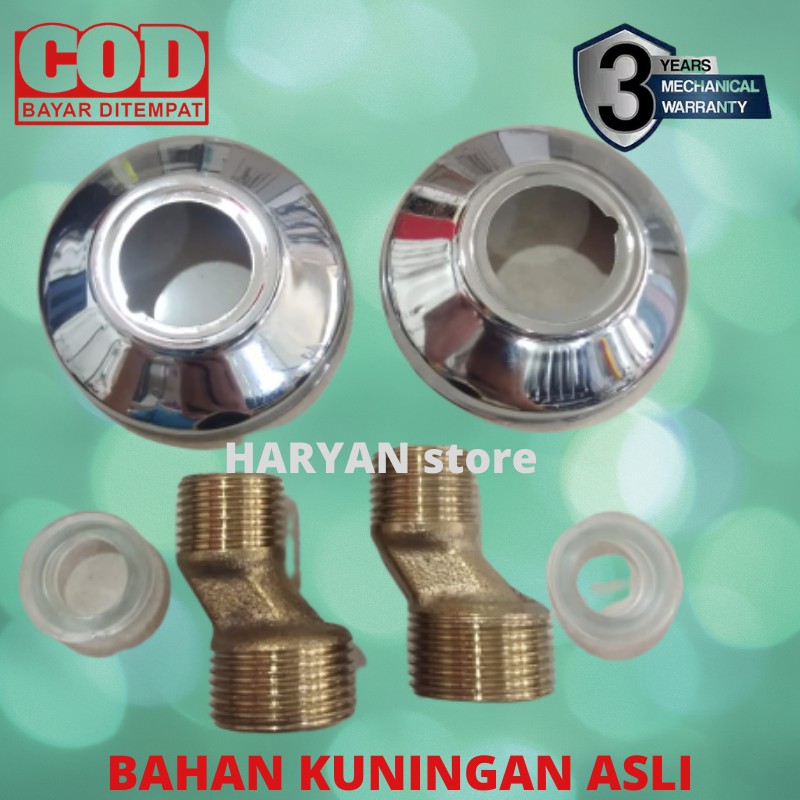 NEPEL KRAN PANAS DINGIN MIXER BATHUB KUNINGAN