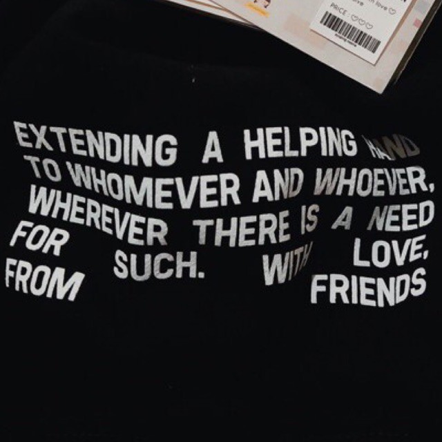JAE X REPRESENT HOODIE FROM FRIENDS (BLACK - XL)