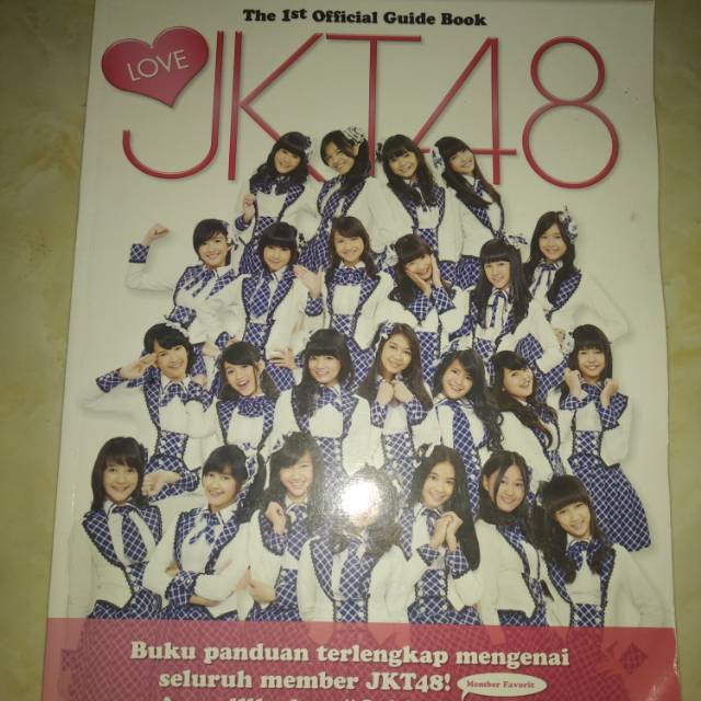 JKT48 1st Official Guide Book - SIGNED BY SHANIA