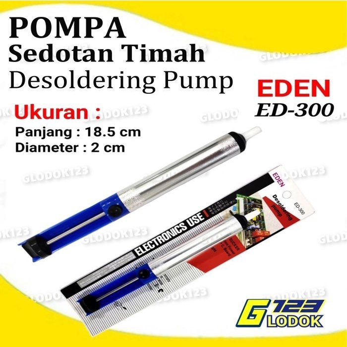 Sedotan Timah Solder Alat Pompa Sedot Kecil Besar Desoldering Pump