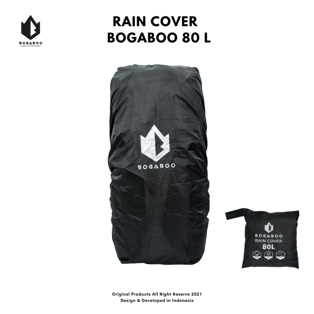 Cover Bag Waterproff Bogaboo 80 Liter - Coverbag Tahan Air - Raincover - Rain Cover TasGunung - Pelindung Tas