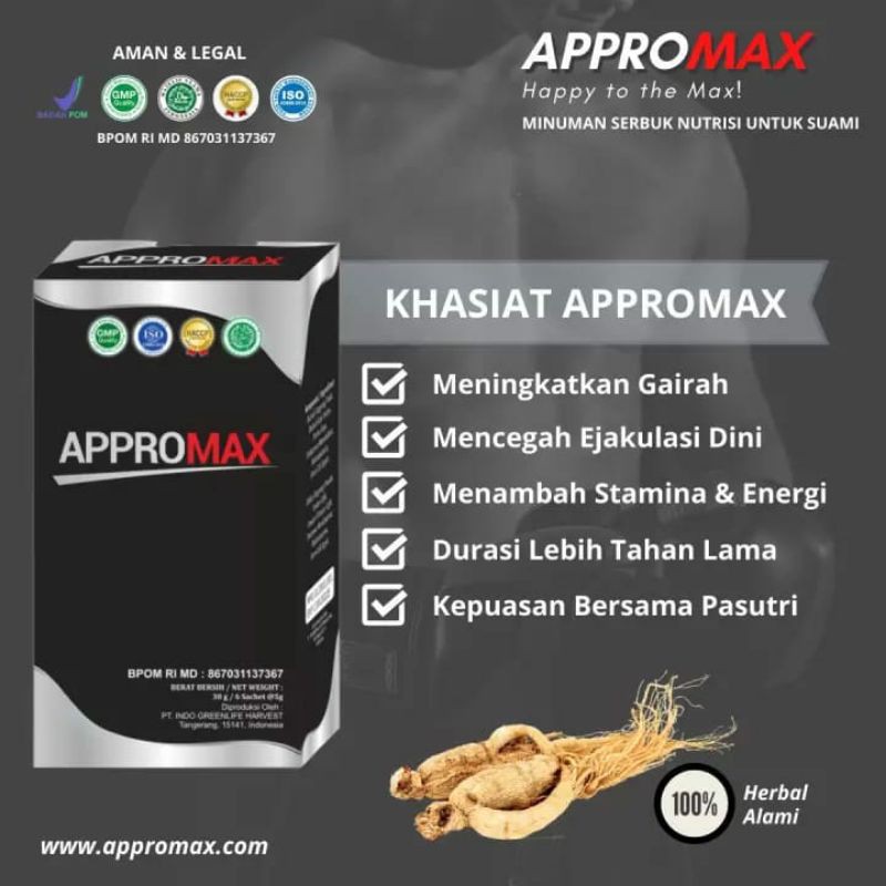 Apromax-appromax asli 100% original 6 sachet setara Bentrap asli