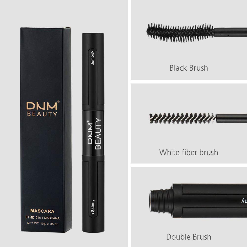 [Per Batang] Maskara DNM 4D Silk Fiber Mascara Double Brush