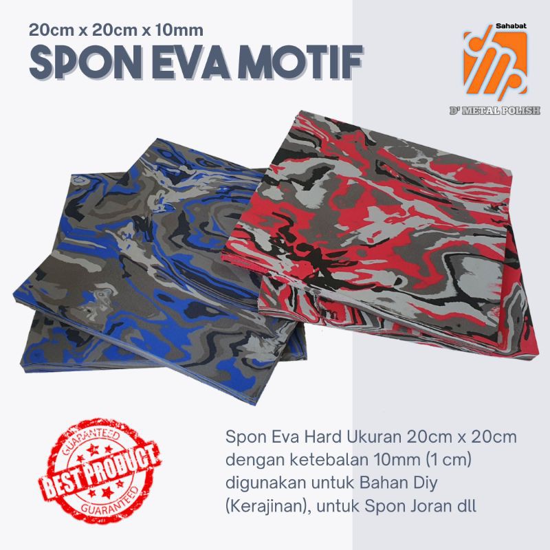 Busa Eva, Spon Eva, Busa Ati, Spon Ati Motif Tebal 10mm