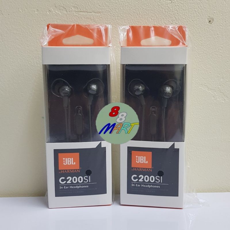 JBL C200SI Handsfree Earphone Headset JBL C200 Si Jack 3.5mm Original
