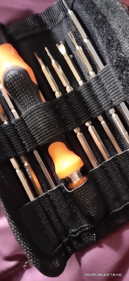 Obeng Jakemy Bolak Balik 9pcs Set Hp Star Hex Phillips Torx Lengkap Original Jm-8124