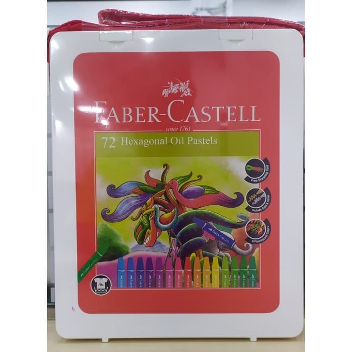 

Crayon / Oil Pastel Faber Castell 72 Warna