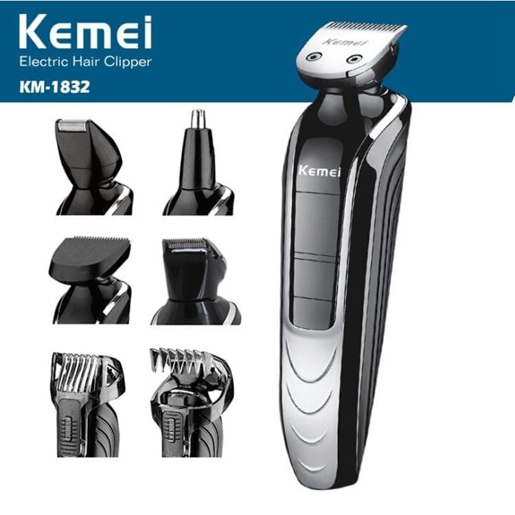 Kemei Km-1832 5 in 1 Hair Clipper-TARABABYSTORE