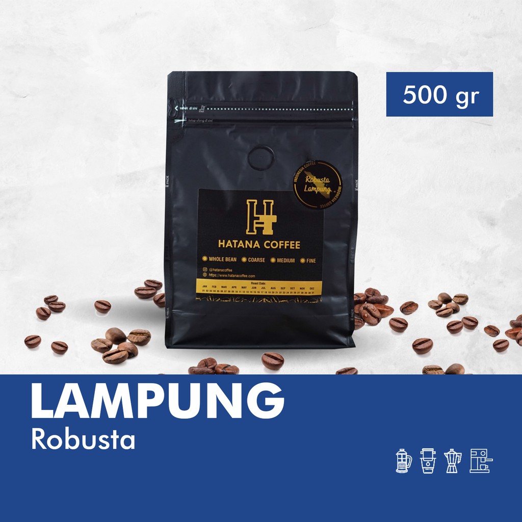 

Kopi Robusta Lampung - Roasted Bean - 500 Gram