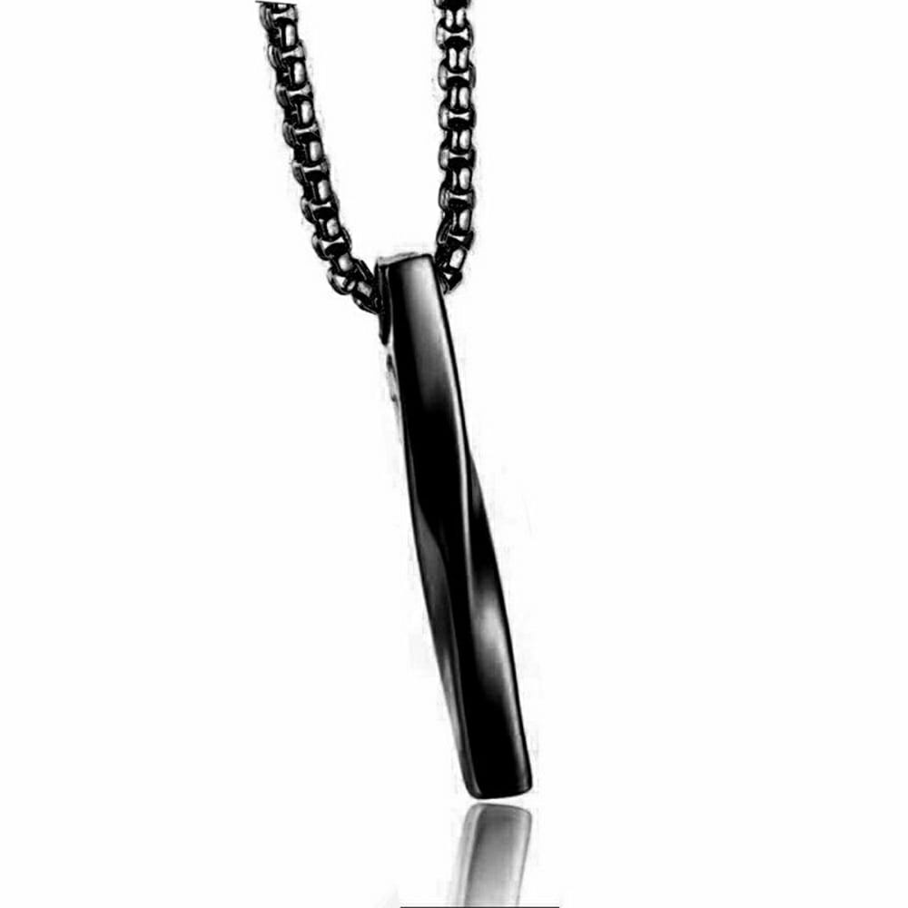 Kalung Silver Hip Hop Punk Man Necklace