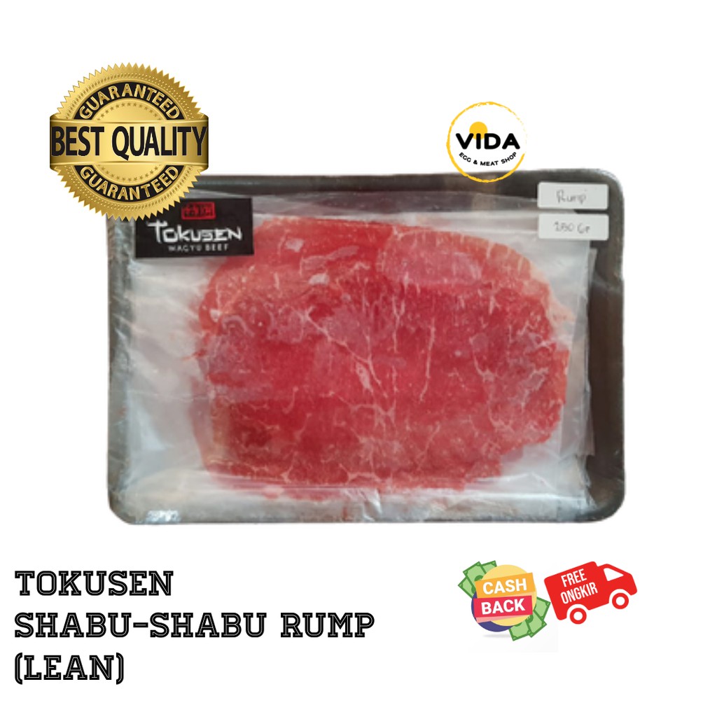 

Tokusen Wagyu Shabu-shabu rump (lean) ( 200 gram) - 21