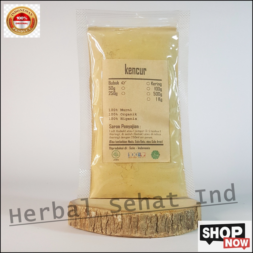 

KENCUR BUBUK 1 KG - Kaempferia Galanga - BUBUK HALUS - MURNI
