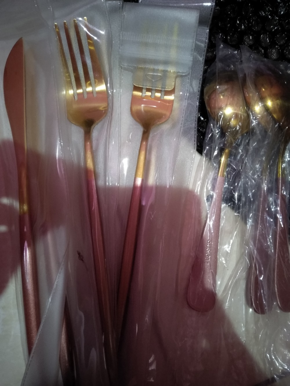 [satuan] Cutlery Set Sendok Garpu Pisau Alat Makan Mewah