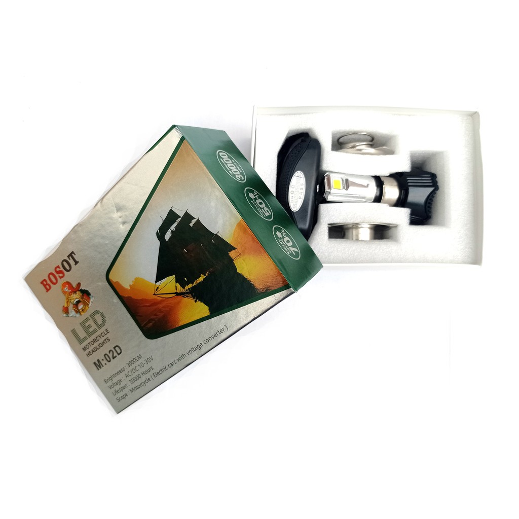 Lampu Led Depan 3 sisi ac dc White M02D