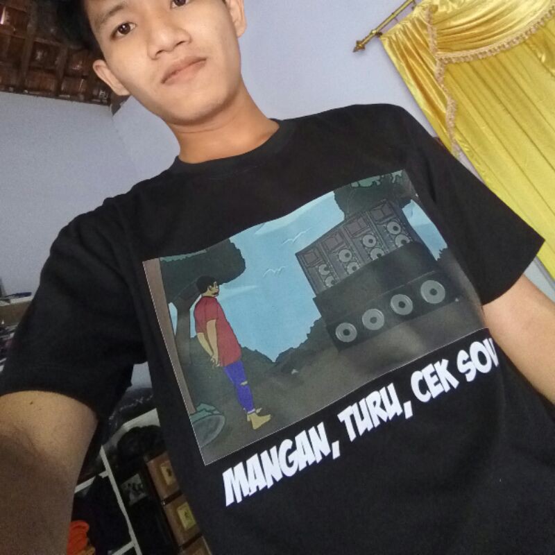 Kaos Sound System -  Mangan Turu Cek Sound - Sound Balap Merch