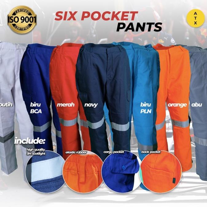 Wearpack safety model celana wearpak Celana Proyek celana bengkel Star Seller Termurah
