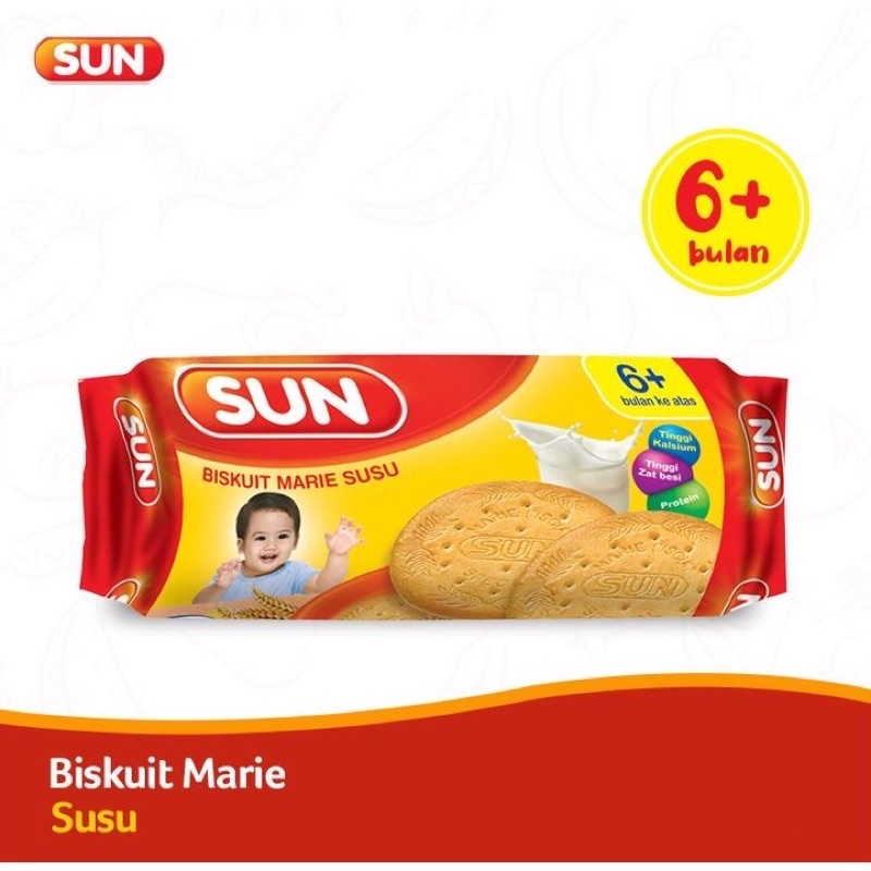 

SUN Biskuit Marie Susu 80gr & 150gr