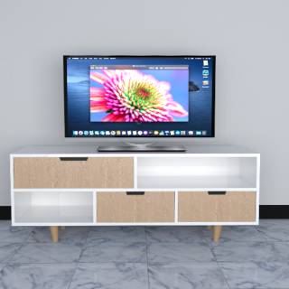 Meja tv minimalis putih meja tv scandinavian meja tv laci Meja tv minimalis putih meja tv scandinavian meja tv laci