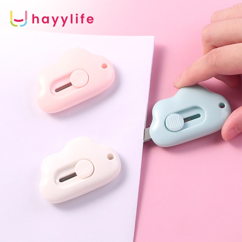SOOKA Cutter Pemotong Kertas Mini Portable Bentuk Awan Untuk Buka Paket HL-AGA602
