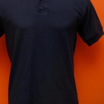 ♥ Kaos Polos Polo Cotton Pique Biru Dongker - Biru Dongker, S ★