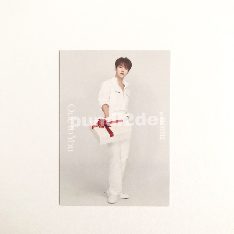 TRADING CARD SEVENTEEN ODE TO YOU JAPAN HOSHI TC OTY SVT JP