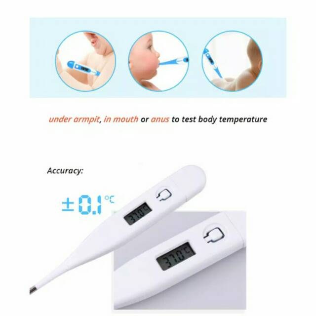 Termometer Bayi/ Alat Pengukur Suhu Badan Digital Bayi Dan Anak