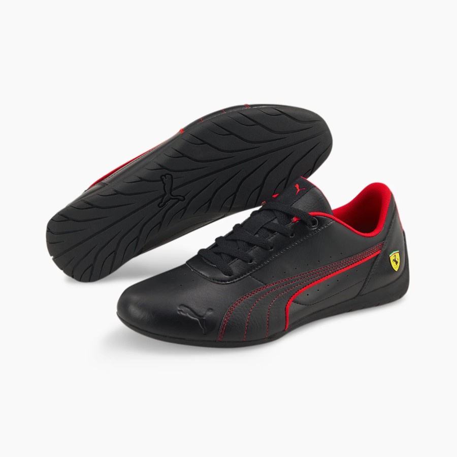 Sepatu Puma Casual PUMA Ferrari Neo Cat Black-Black 307019 01