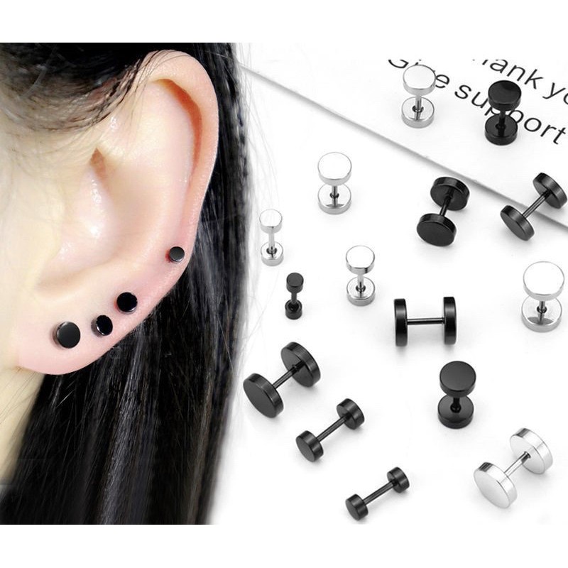 BP0004 - Anting Tusuk Tindik Piercing Pria Wanita Goth Punk Kpop Korea EXO BTS NCT Bigbang