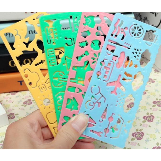 

PENGGARIS DEKORASI UNIK LUCU / STATIONERY / ALAT TULIS - KUNING