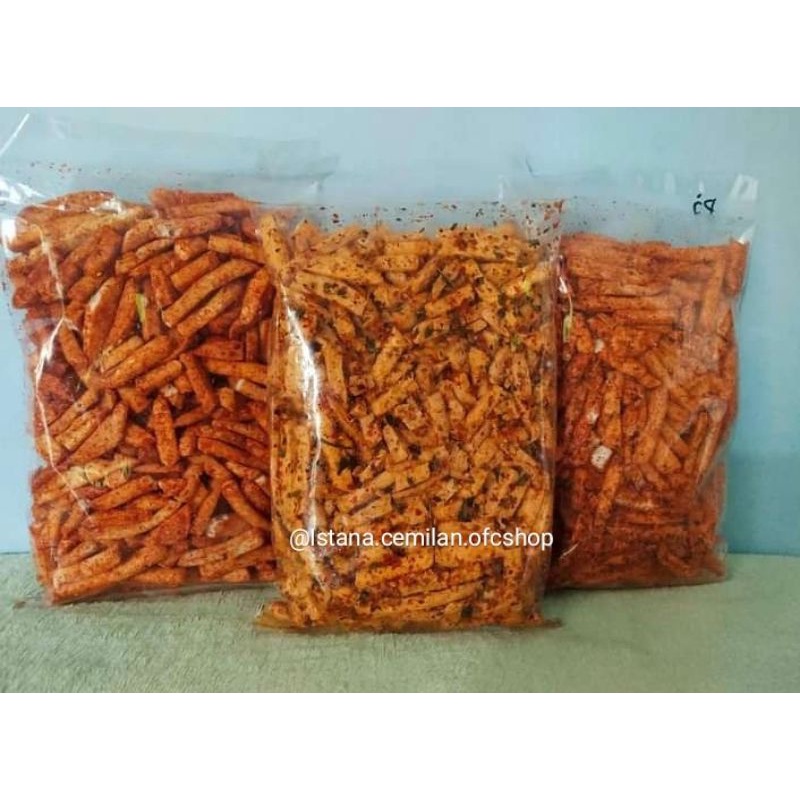 

basreng baso goreng pedas daun jeruk isi 1kg