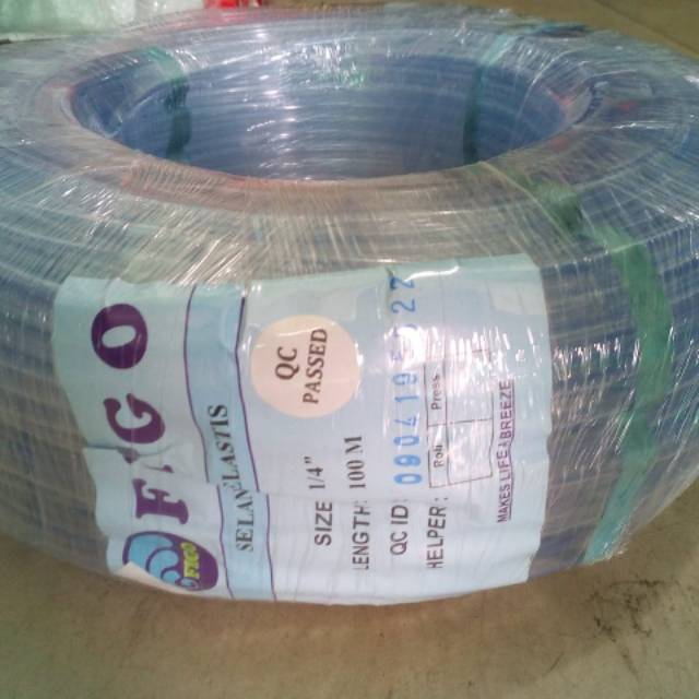 Selang Waterpass 1/4&quot; Figo PER ROLL / Selang Tukang/Selang aquarium