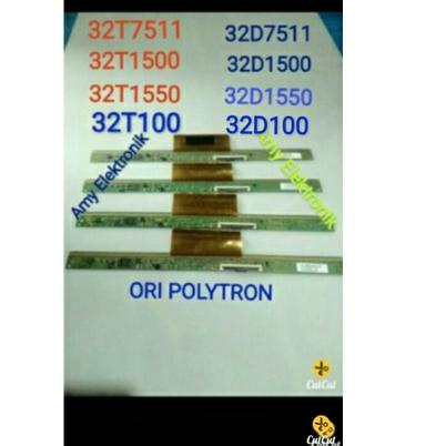 Terbaik.. Tcon Polytron Pld32t7511 pld32t1550 pld32t1500 pld32d7511 pld32d1500 pld32d1550 Pld32T100 