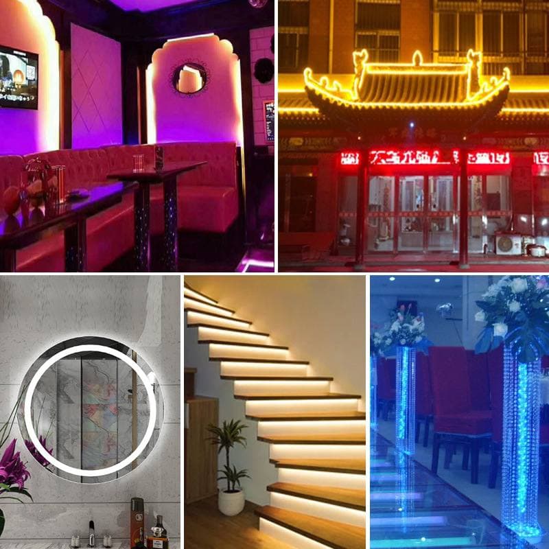 LAMPU LED NEON FLEX SELANG IP65 METERAN FLEXIBLE SIGN STRIP OUTDOOR INDOOR