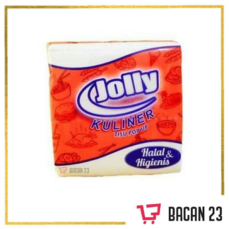 Tissue Jolly Kuliner Pop Up (90gr) / Tissu Dapur / Tisu Meja Makan / Bacan 23 - Bacan23