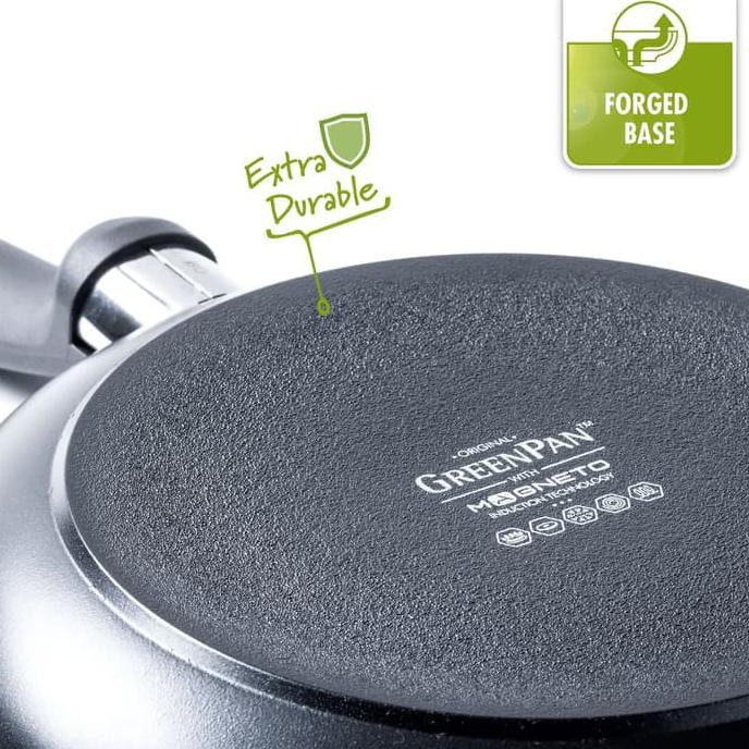 Teflon Greenpan Open Frypan Cambridge 28Cm Fry Pan Wajan Akalipa