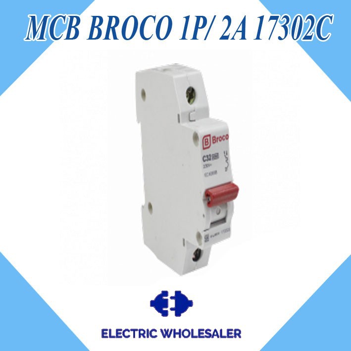 MCB BROCO 1P /  2A 17302C