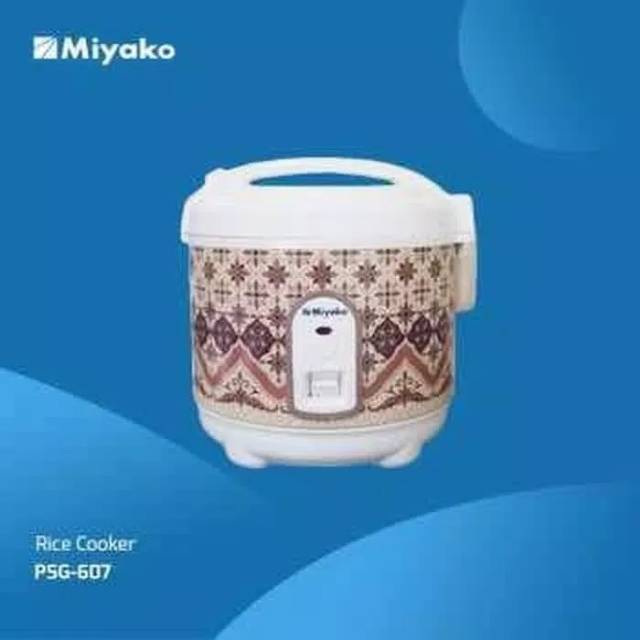 RICE COOKER MINI MIYAKO 0.6L TYPE PSG607 - MAGIC COM - MASAK NASI