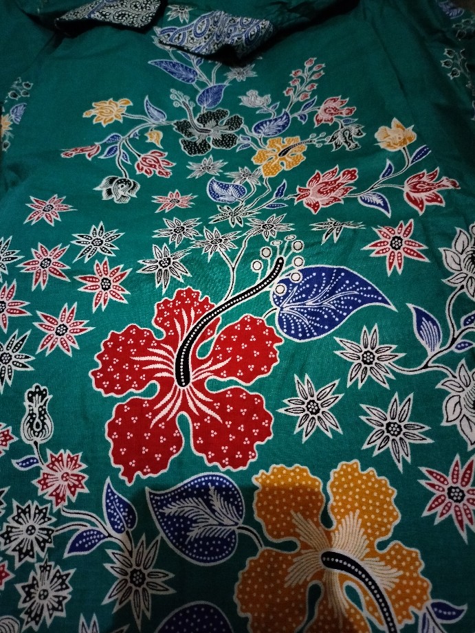 Tunik Batik Irma Premium Motif Bunga Sepatu Jaya