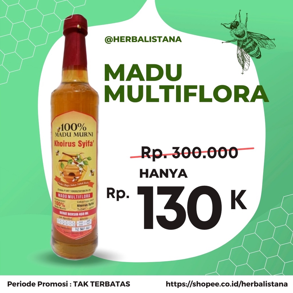 

TERLARIS!!!Madu Multiflora BERMANFAAT