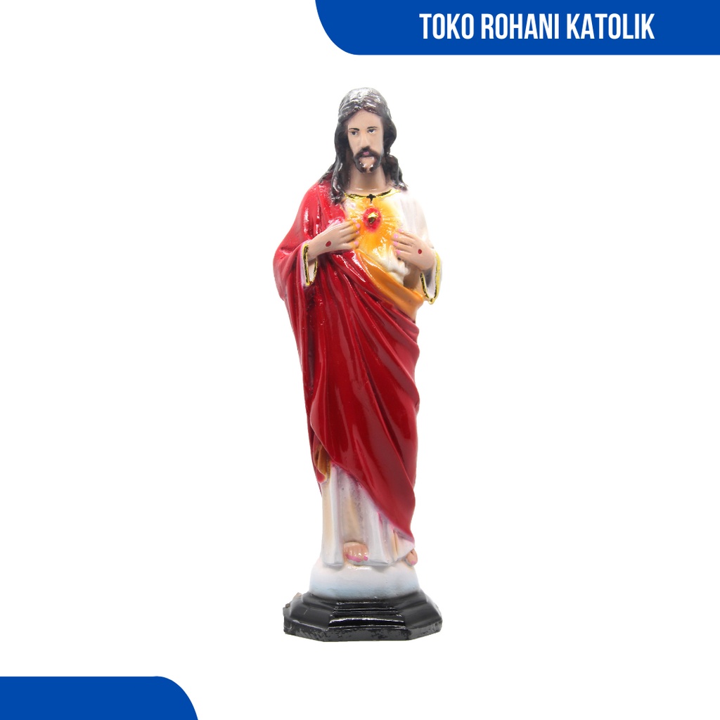 PATUNG TUHAN YESUS TINGGI 33 CM / PATUNG YESUS HATI KUDUS / PATUNG BESAR / PATUNG KATOLIK / PATUNG ROHANI / PATUNG MARIA