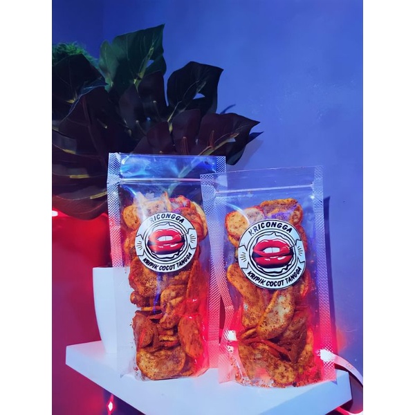 

Krupuk seblak - KRICONGGA (Kripik cocot tangga)