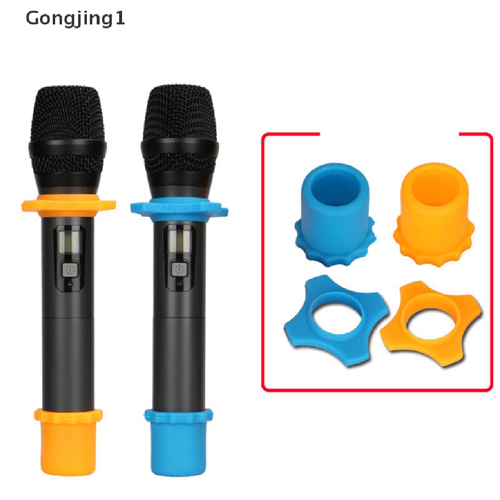 Gongjing1 Ring Cover Proteksi Microphone Wireless Anti Slip / Berguling