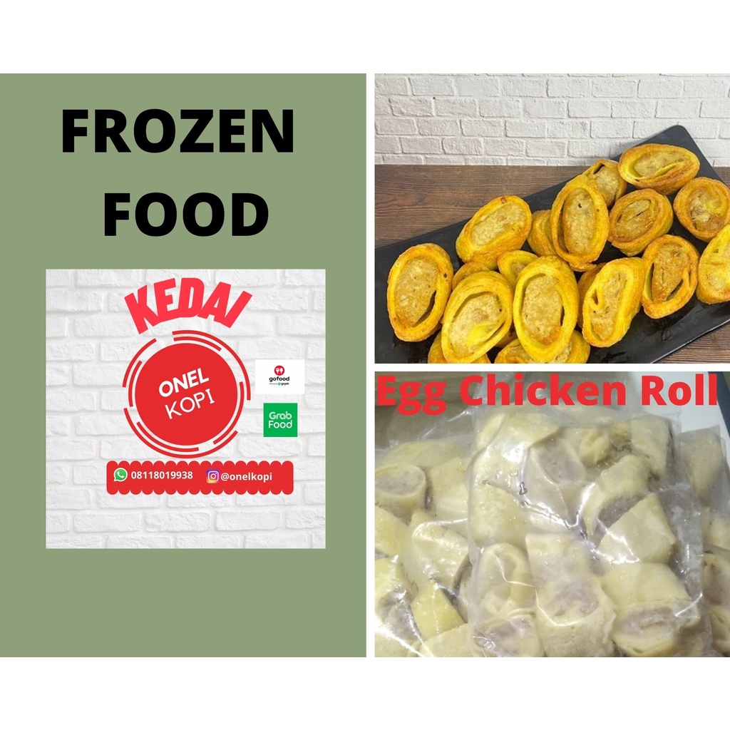 

Frozen Egg Chicken Roll/Home Made/Frozen Murah