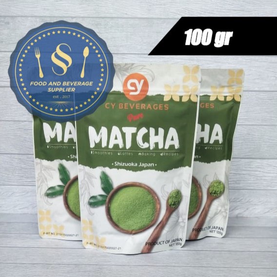 

CY MATCHA POWDER 100% ORIGINAL JAPAN GREEN TEA TEH Minuman Drink