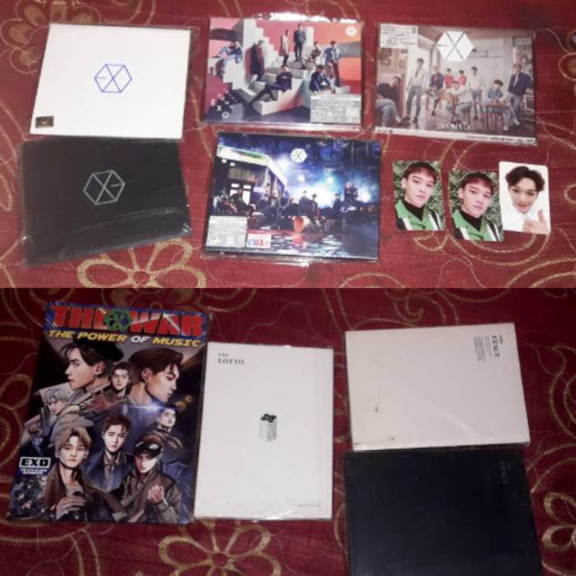EXO ALBUM (mama, power, lotto, exact, japan album)
