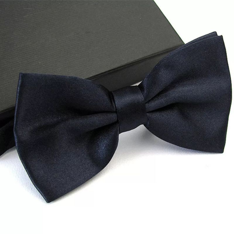 DASI KUPU-KUPU  WARNA HITAM DEWASA ADJUSTABLE UKURAN BOWTIE DEWASA FREE BOX