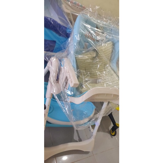 Pliko Baby High Chair / Baby Chair / Kursi Makan Bayi PK 563 Bamboo - Blue