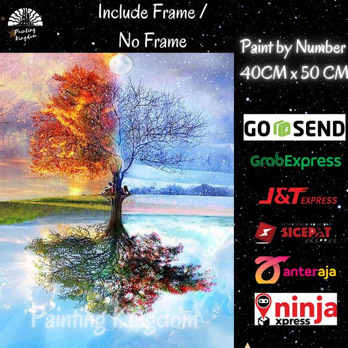 

Paint By Number Four Seasons Empat Musim Lukisan Dengan Angka Diy