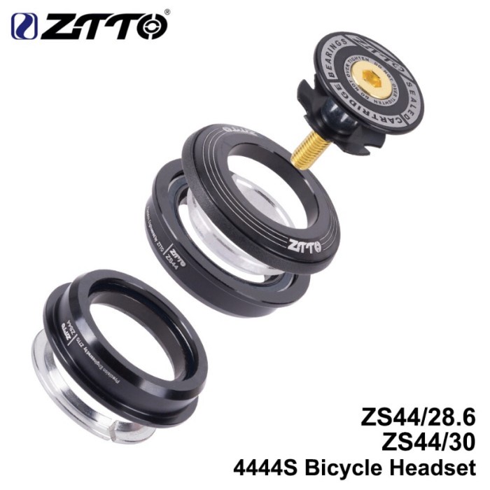 Headset ZTTO 4444S 44 mm 1-1/8&quot; 28,6 mm ZS44 sealed Bearing