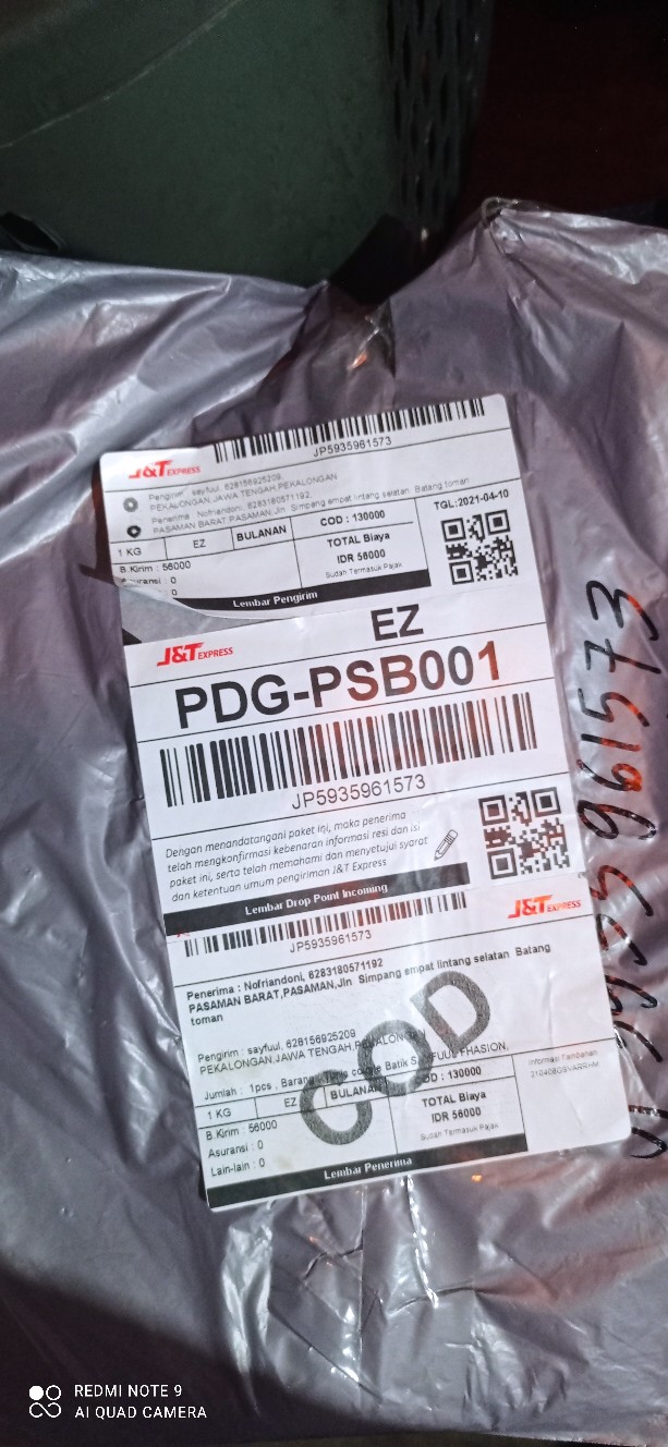 Tunic Couple Batik Sayfuul Fhasion